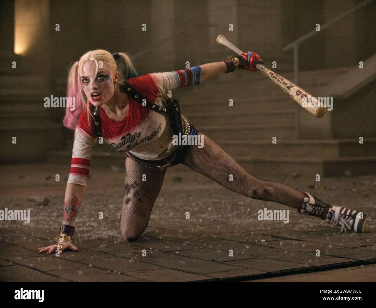 Suicide Squad Margot Robbie comme Harley Quinn Banque D'Images