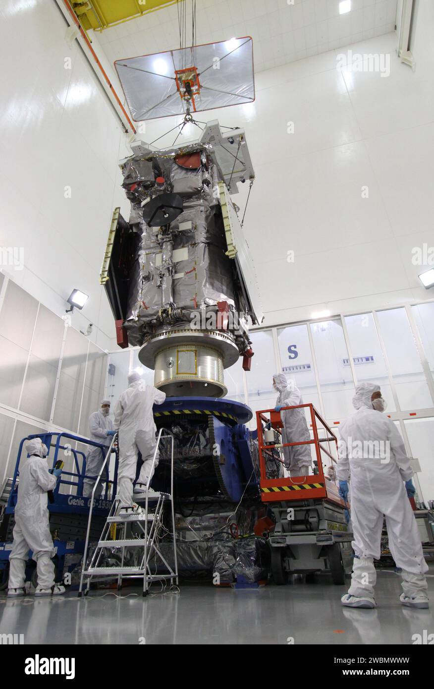 CAP CANAVERAL, Floride. À l’installation de traitement des charges utiles Astrotech à
