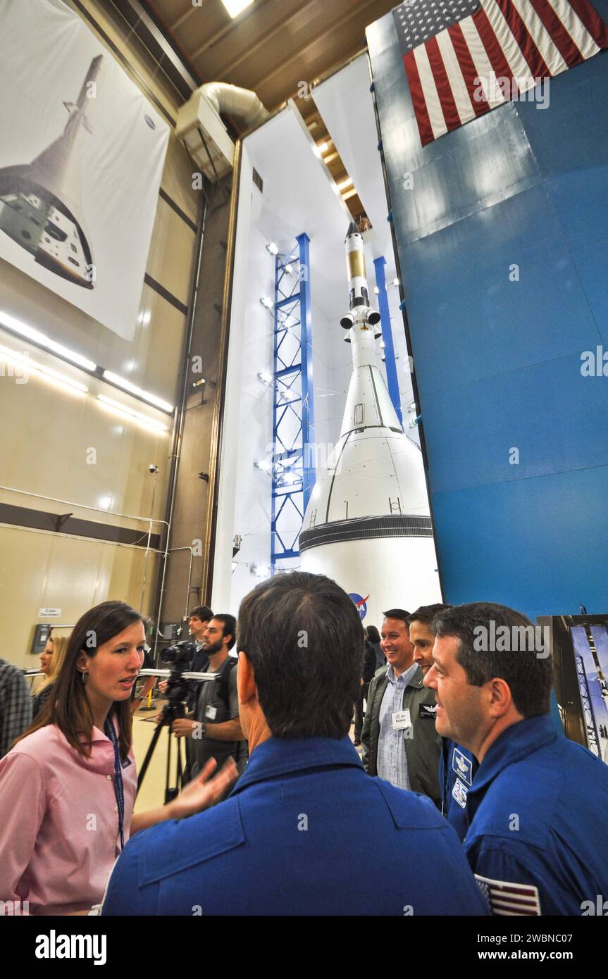 La journée des médias Orion a eu lieu à l’installation de Lockheed Martin à Waterton à Littleton, Colorado, le 21 octobre 2011, pour présenter le vaisseau spatial Orion et les technologies connexes. Banque D'Images