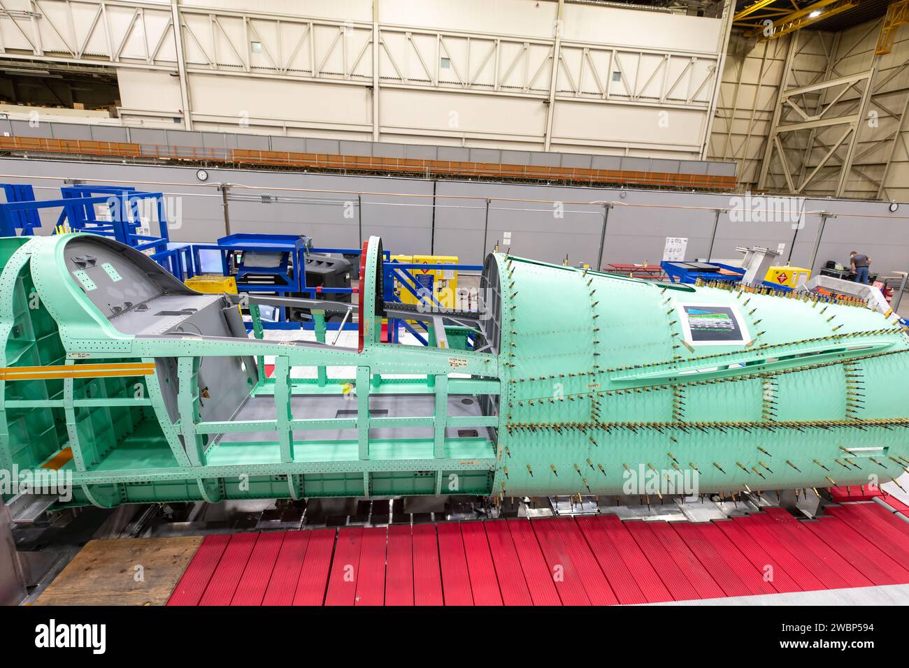 SEG 210 composant antérieur documenté par Lockheed Martin Photography à Palmdale, Californie le 31 juillet 2020. Banque D'Images