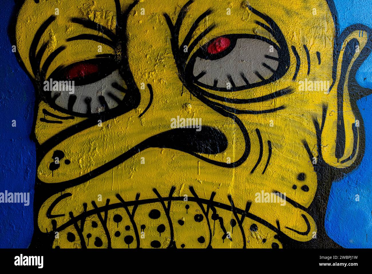 graffiti à Albuquerque, Nouveau-Mexique Banque D'Images