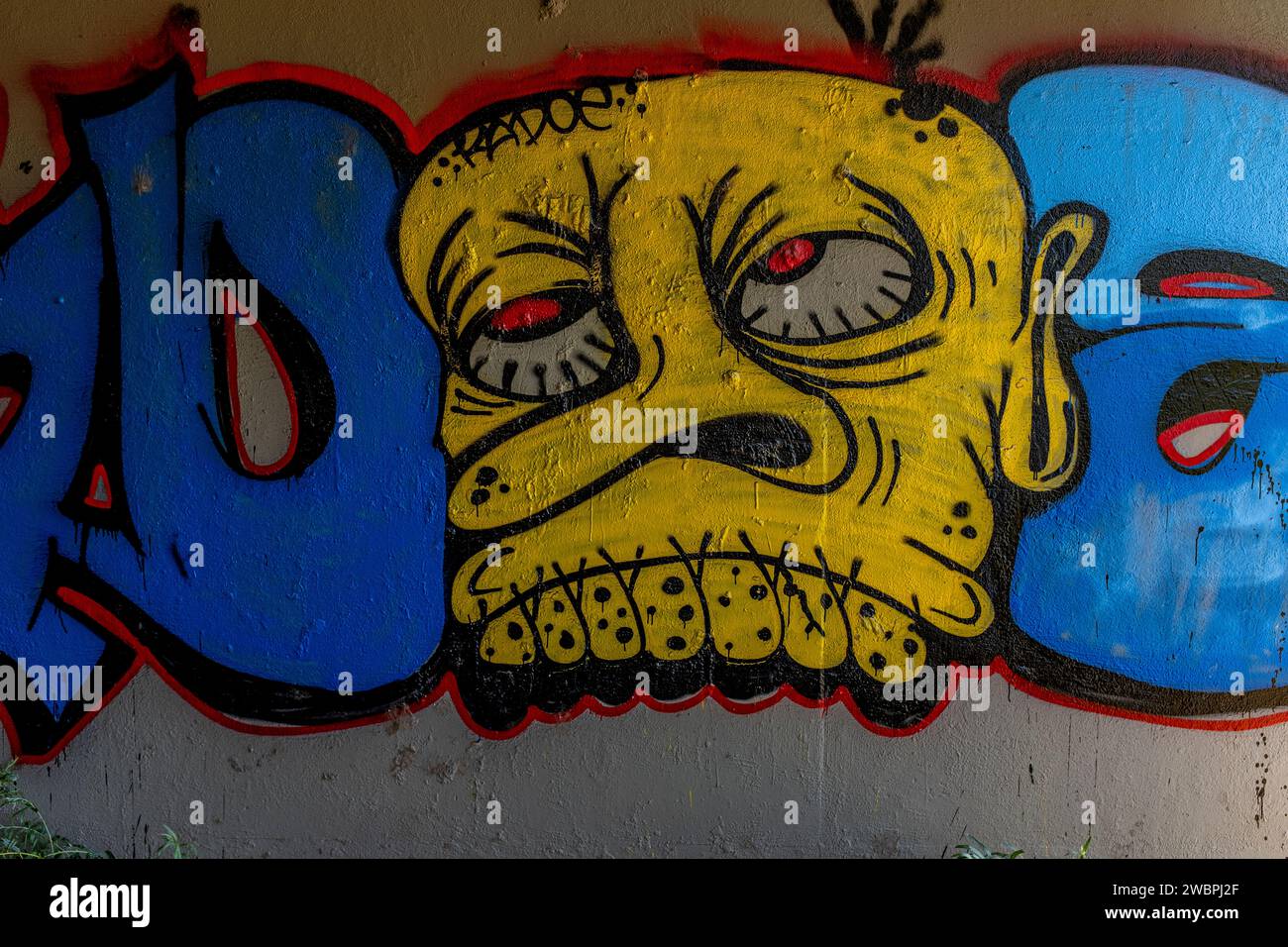 graffiti à Albuquerque, Nouveau-Mexique Banque D'Images