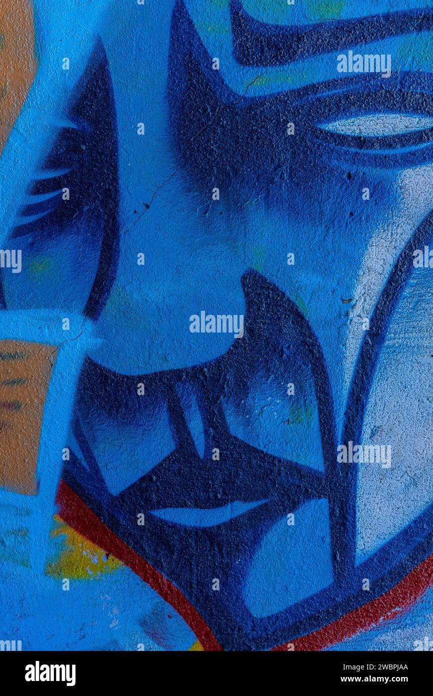 graffiti à Albuquerque, Nouveau-Mexique Banque D'Images
