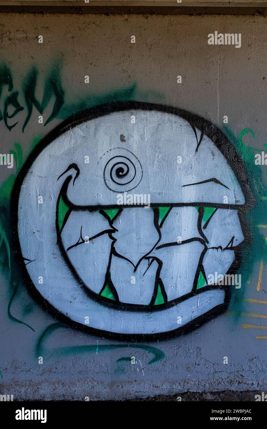 graffiti à Albuquerque, Nouveau-Mexique Banque D'Images