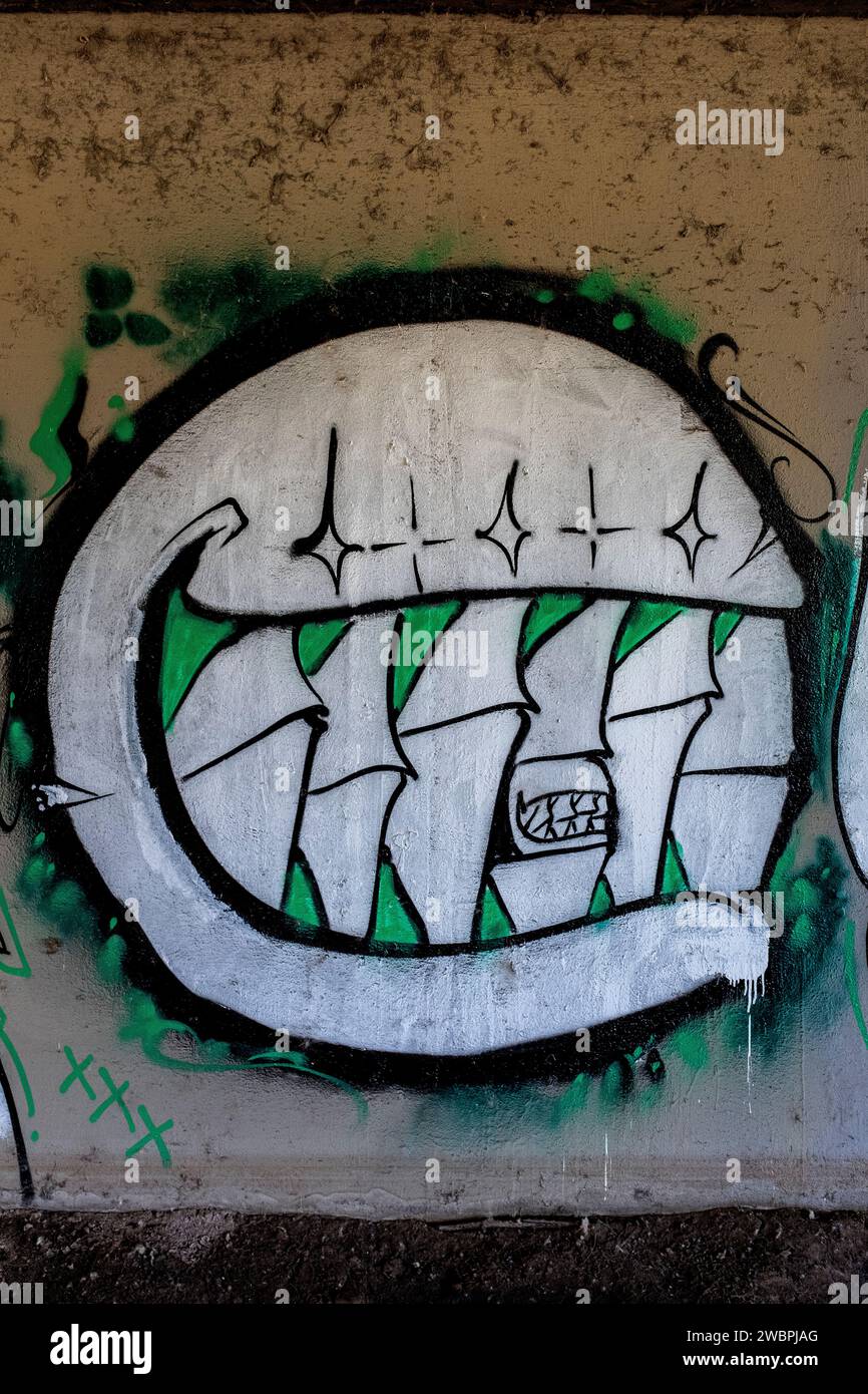 graffiti à Albuquerque, Nouveau-Mexique Banque D'Images