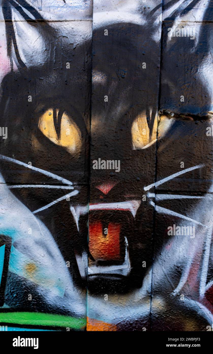graffiti à Albuquerque, Nouveau-Mexique Banque D'Images