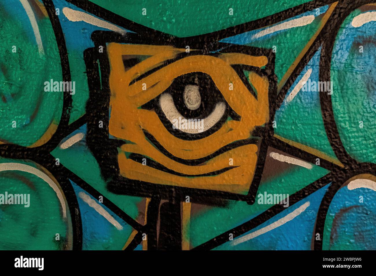 graffiti à Albuquerque, Nouveau-Mexique Banque D'Images