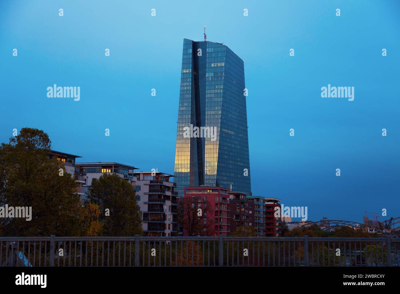 Francfort, Allemagne, 02 novembre 2023 : Tour du CEN européen Banque D'Images