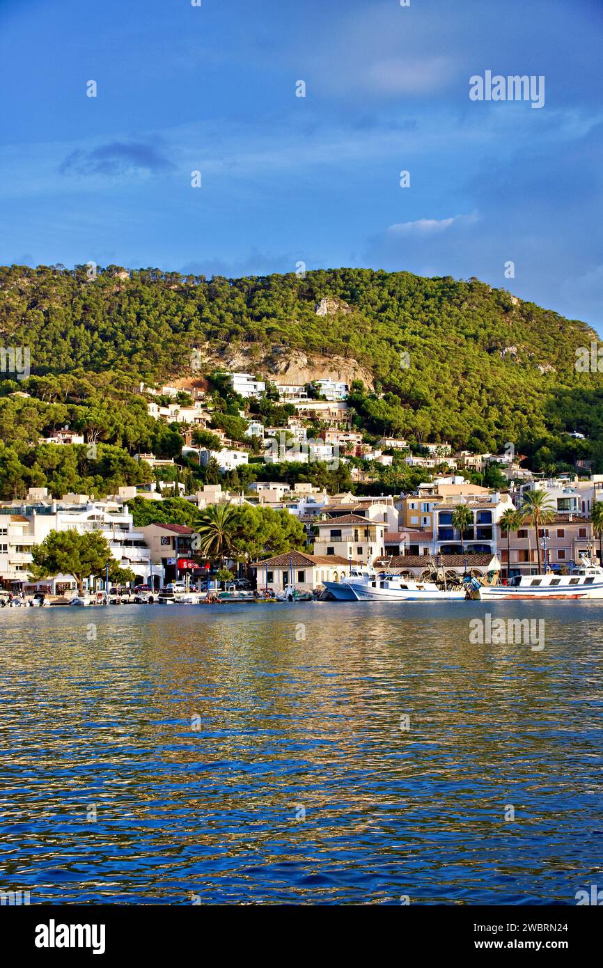 Vue panoramique de Port Andratx Banque D'Images