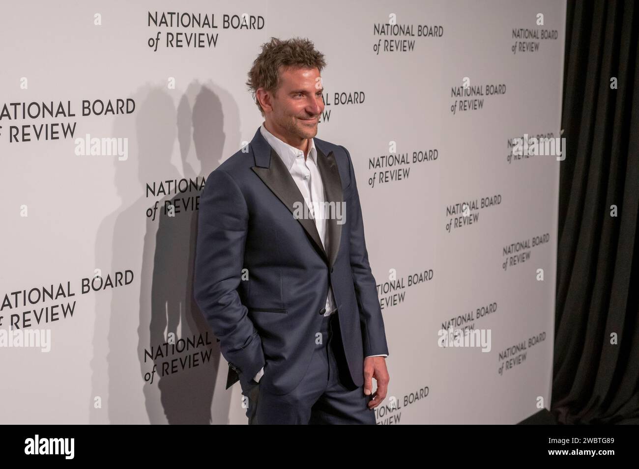 New York, États-Unis. 11 janvier 2024. Bradley Cooper participera au gala des prix du National Board of Review 2024 à Cipriani 42nd Street à New York, États-Unis, le 11 janvier 2024. (Photo de Thenews2/NurPhoto) crédit : NurPhoto SRL/Alamy Live News Banque D'Images