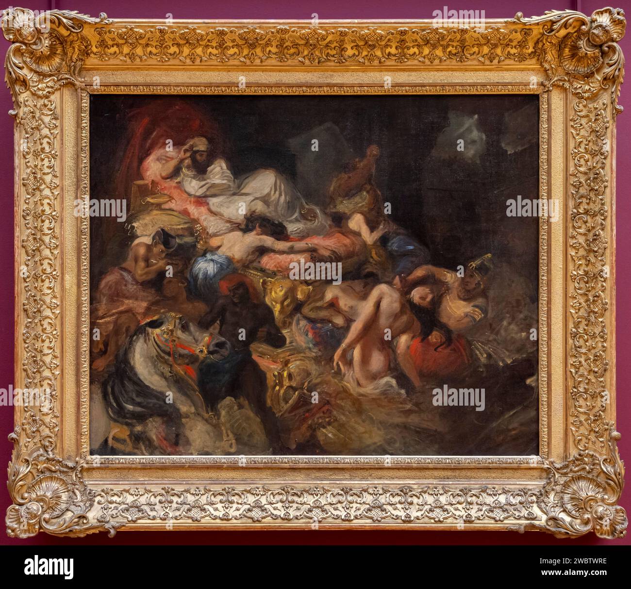 Eug ne Delacroix Sardanapale Mort VVME Eug ne Delacroix Sardanapale Mort VVME