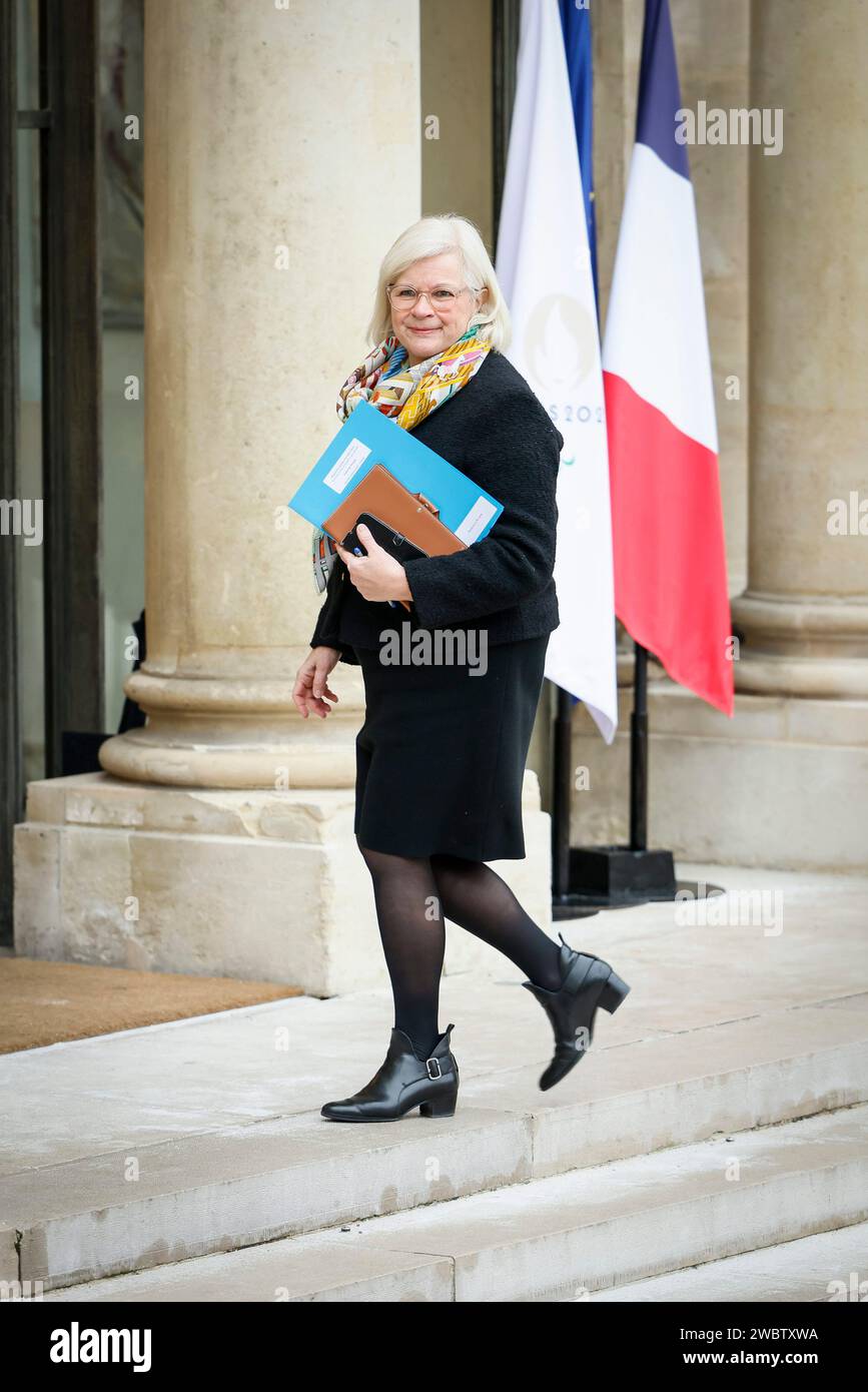 © THOMAS PADILLA/MAXPPP 12/01/2024 ; PARIS, FRANCE ; ARRIVEE DU