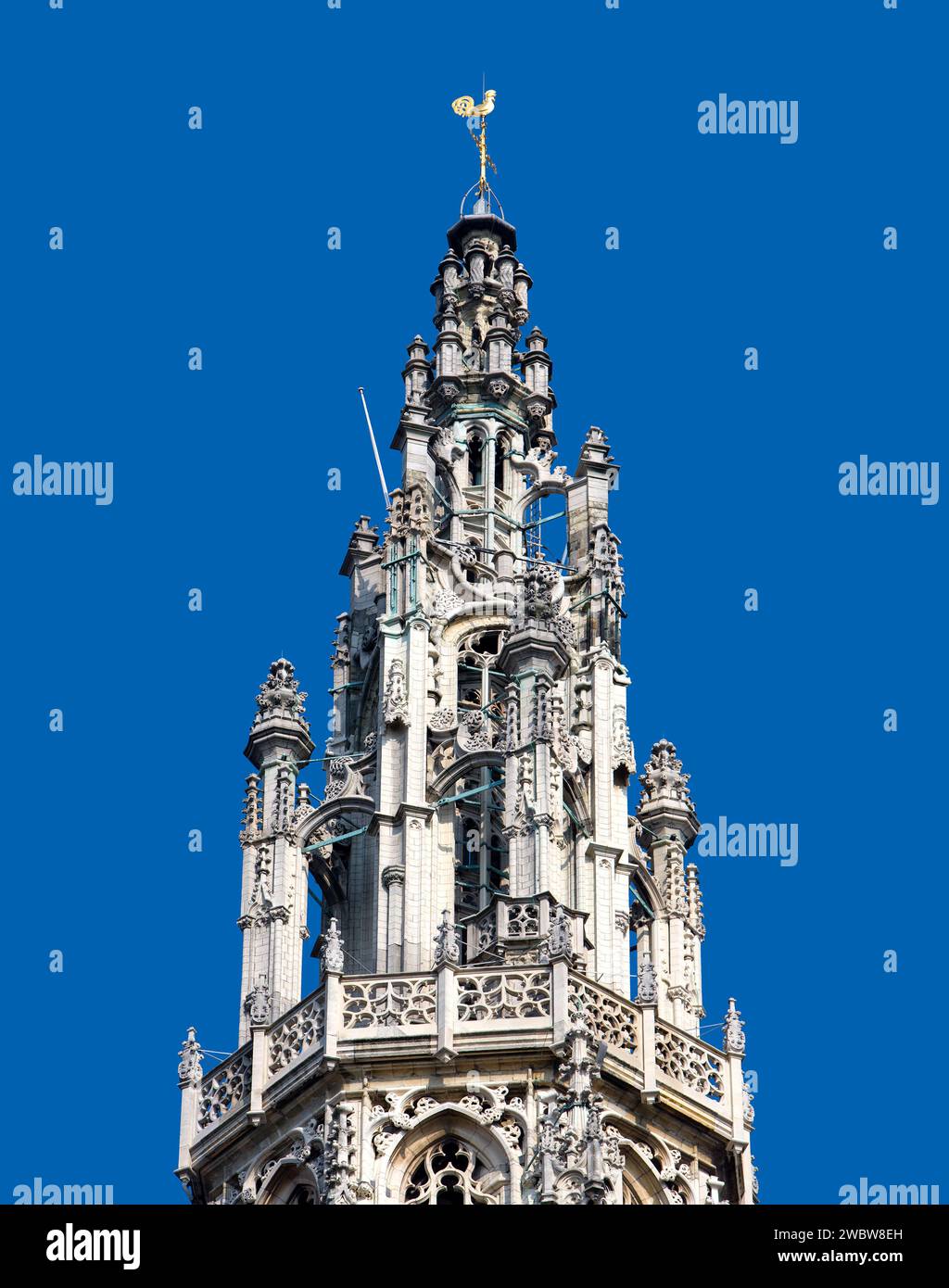 Cathédrale notre-Dame, cathédrale notre-Dame, Anvers, Flandre, Belgique, Europe Banque D'Images