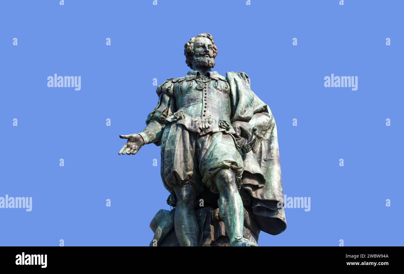Rubens monument, Groenplaats, Anvers, Flandre, Belgique, Europe Banque D'Images
