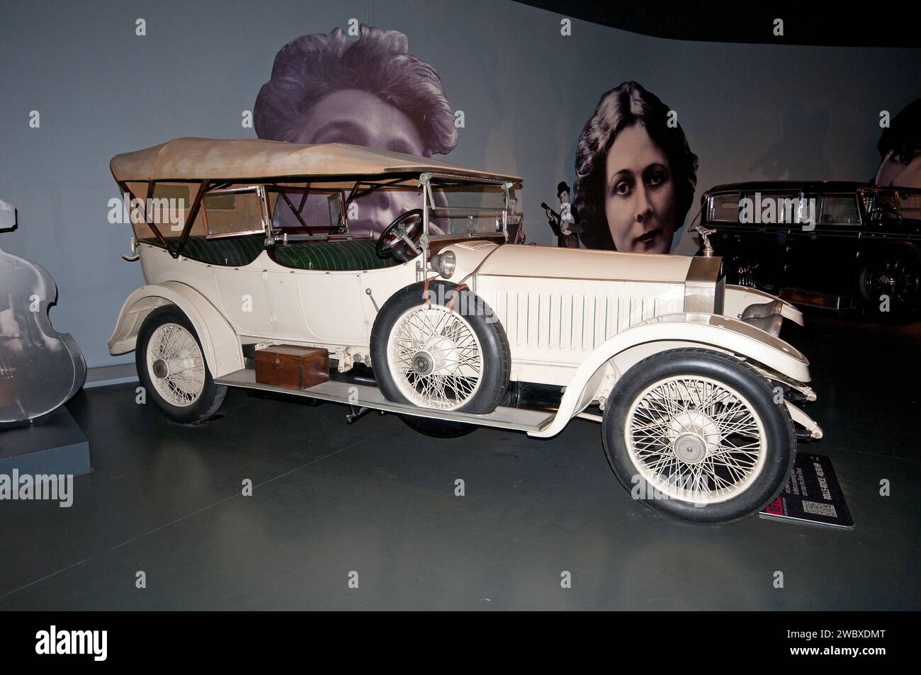 Rolls Royce 40/50 HP Silver Ghost ( UK 1914), Museo Nazionale dell'automobile (MAUTO), Musée national de l'automobile (depuis 1933), Turin, Piémont, Italie Banque D'Images