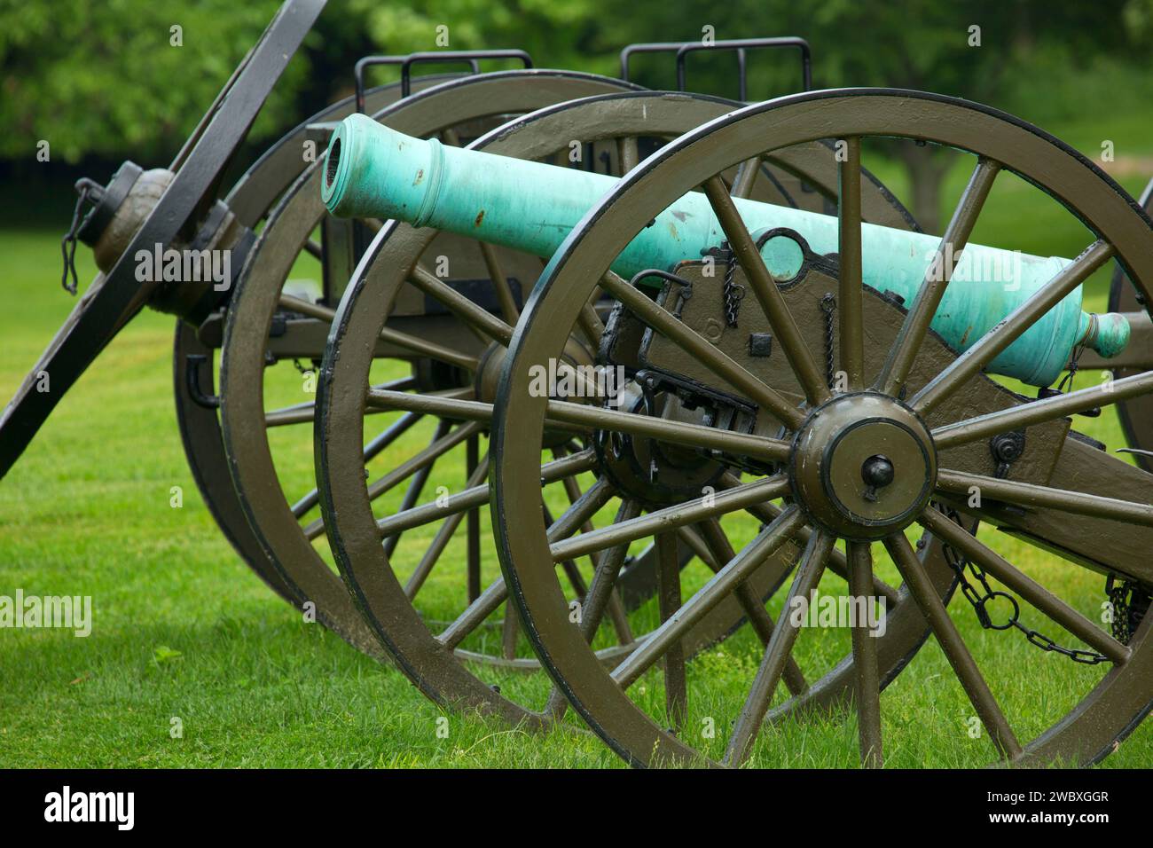 Cannon, champ de bataille National d'Antietam, Maryland Banque D'Images