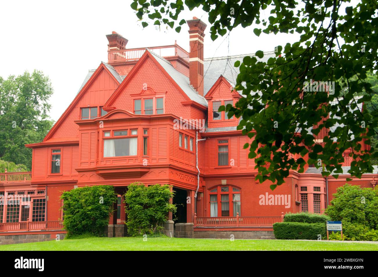 Glenmont Estate (Edison Home), Thomas Edison National Historical Park, New Jersey Banque D'Images