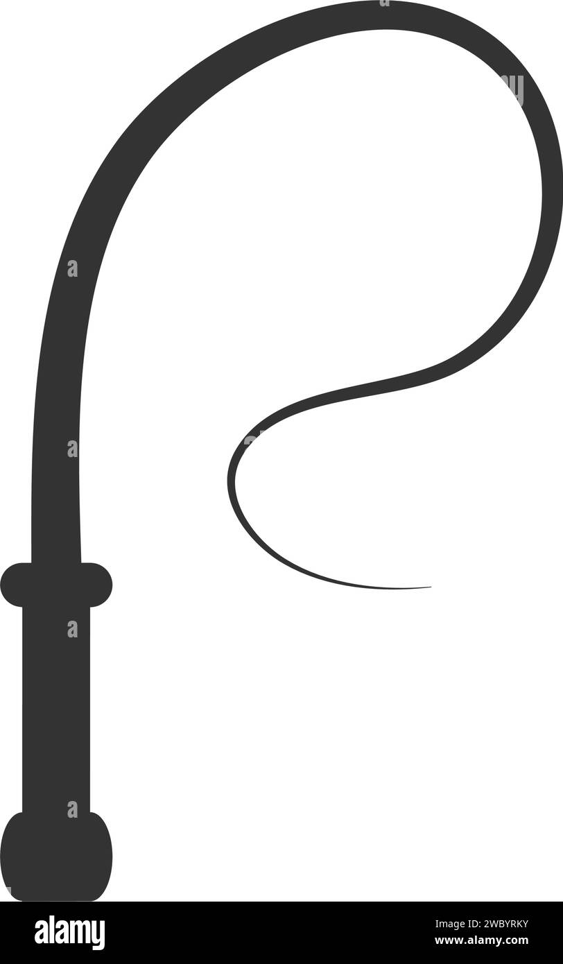 Icône de fouet, conception de modèle d'illustration vectorielle Illustration de Vecteur