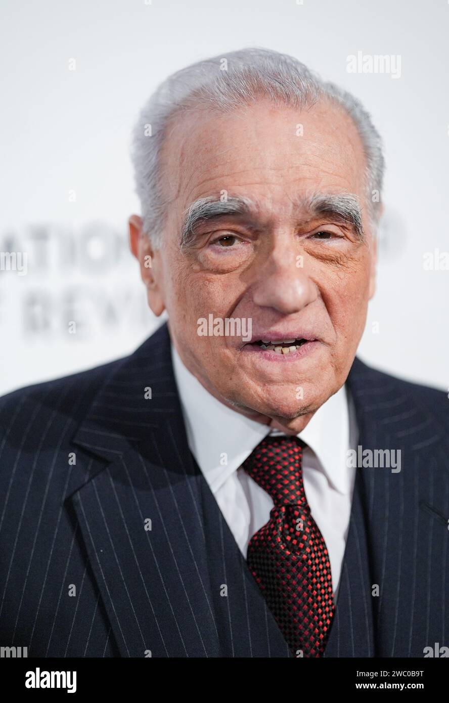 New York, États-Unis. 11 janvier 2024. Martin Scorsese est photographié ici lors du gala des National Board of Review Awards à New York, aux États-Unis, le 12 janvier 2024. (Photo de John Nacion/NurPhoto) crédit : NurPhoto SRL/Alamy Live News Banque D'Images