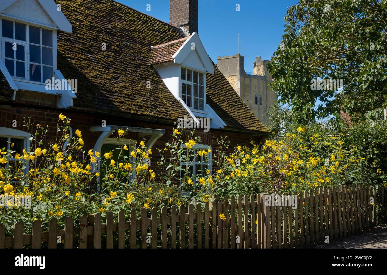 Joli chalet dans le village d'Orford, Suffolk, Angleterre, Europe Banque D'Images