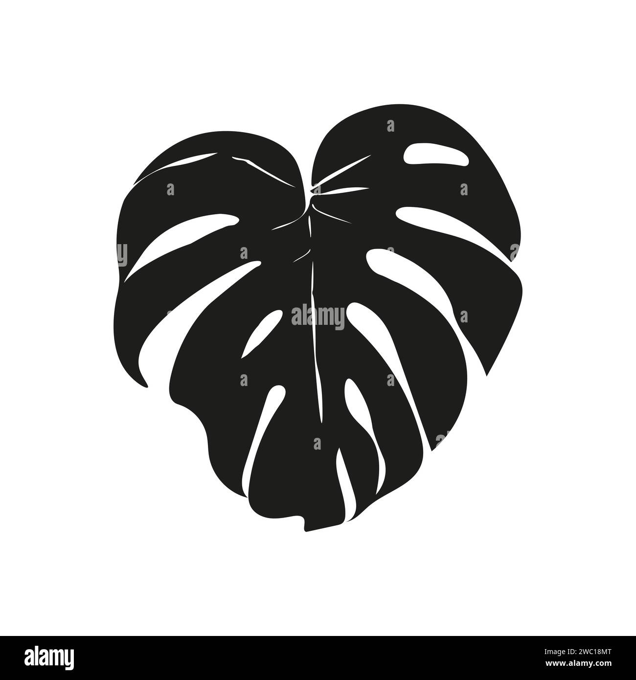 Feuilles tropicales de Monstera, élément de conception de verdure feuilles de Monstera, plante de jungle. Silhouette de feuille de monstera pour logo ou carte, scrapbook design. Vecto Illustration de Vecteur Feuilles tropicales de Monstera, élément de conception de verdure feuilles de Monstera, plante de jungle. Silhouette de feuille de monstera pour logo ou carte, scrapbook design. Vecto Illustration de Vecteur