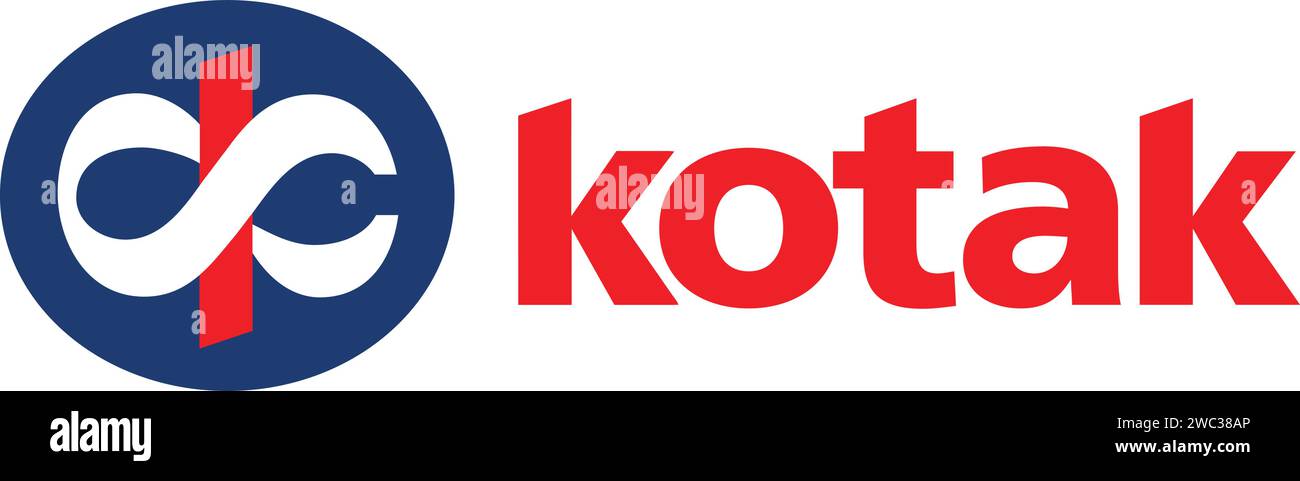 Vecteur de logo Kotak Mahindra Bank India Illustration de Vecteur