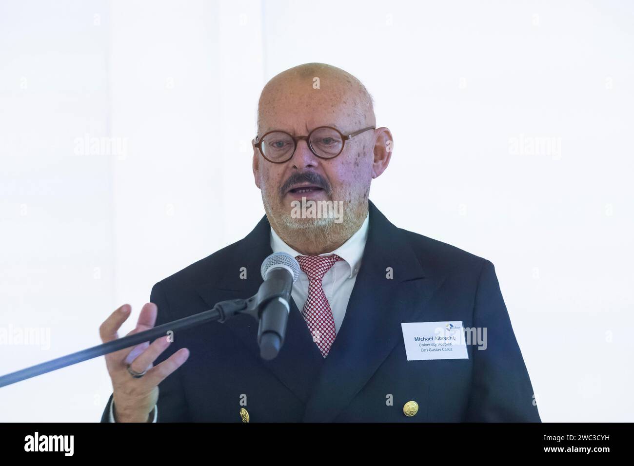Prof Michael Albrecht, Directeur médical, Hôpital universitaire de Dresde, Dresde, Saxe, Allemagne Banque D'Images