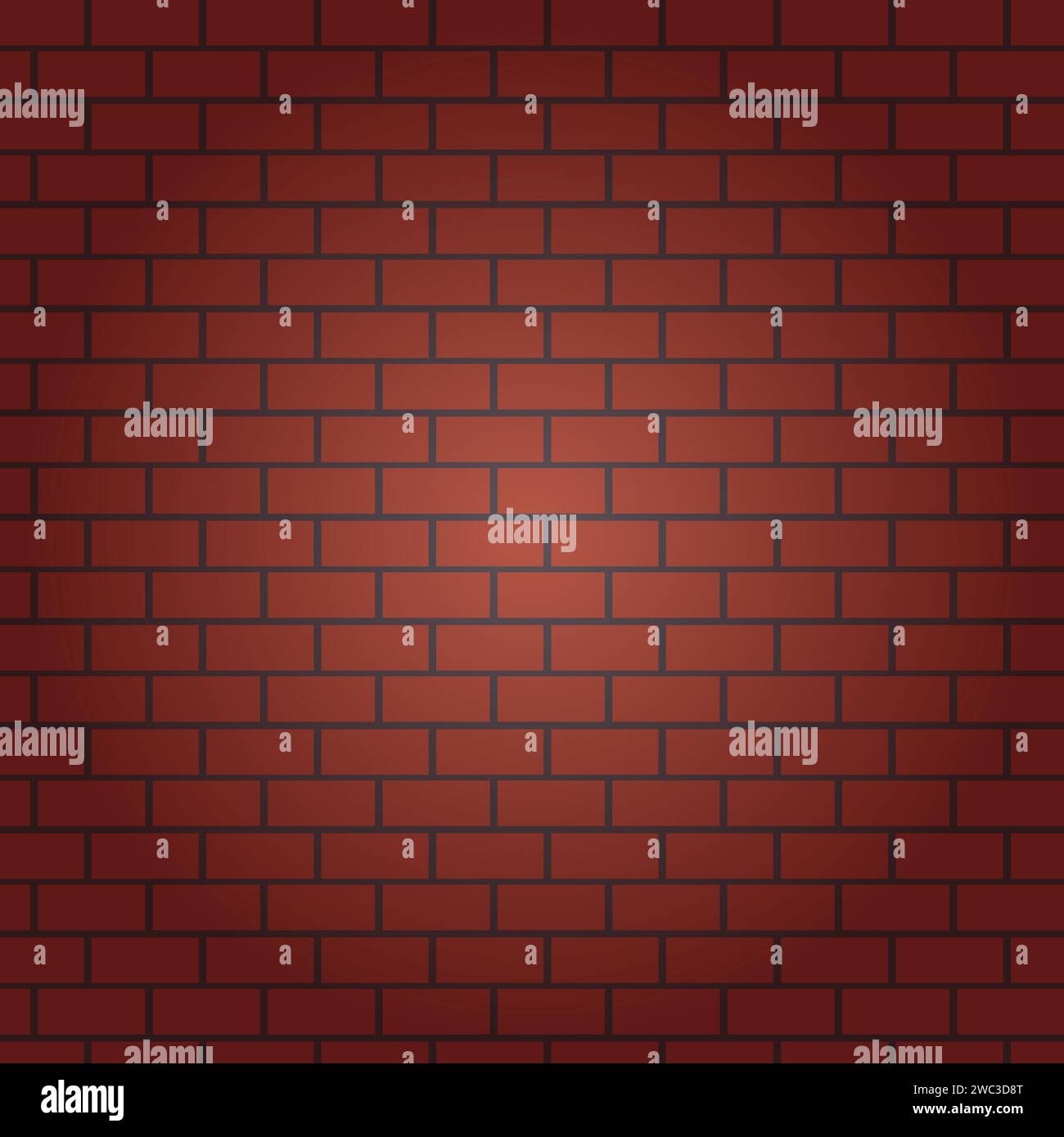 Mur de briques en couleur rouge blocs de fond pour la texture de conception, illustration Vector Illustration de Vecteur
