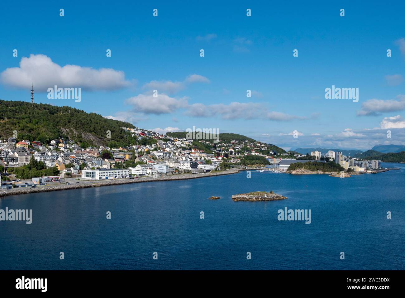 Ålesund, comté de Møre og Romsdal, Norvège. Banque D'Images