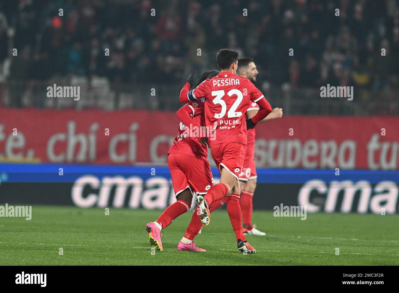 Matteo Pessina de l'AC Monza lors du match de football italien Serie A entre l'AC Monza et l'Inter FC Internazionale le 13 janvier 2024 au stade U-Power de Monza, en Italie. Photo Tiziano Ballabio Banque D'Images