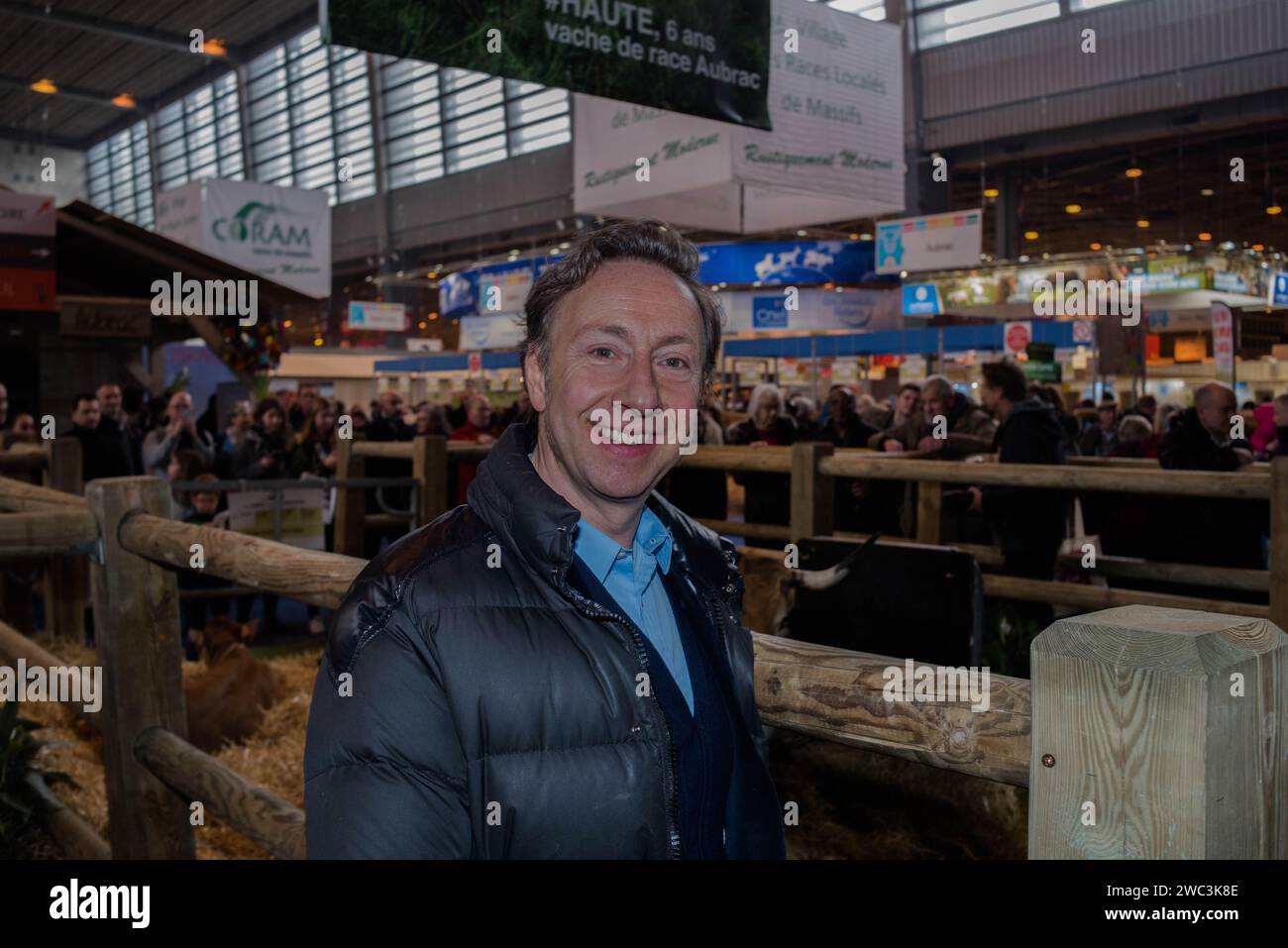 Salon International de l'Agriculture 2018 ; Stéphane Bern visite le salon. Paris France. Banque D'Images
