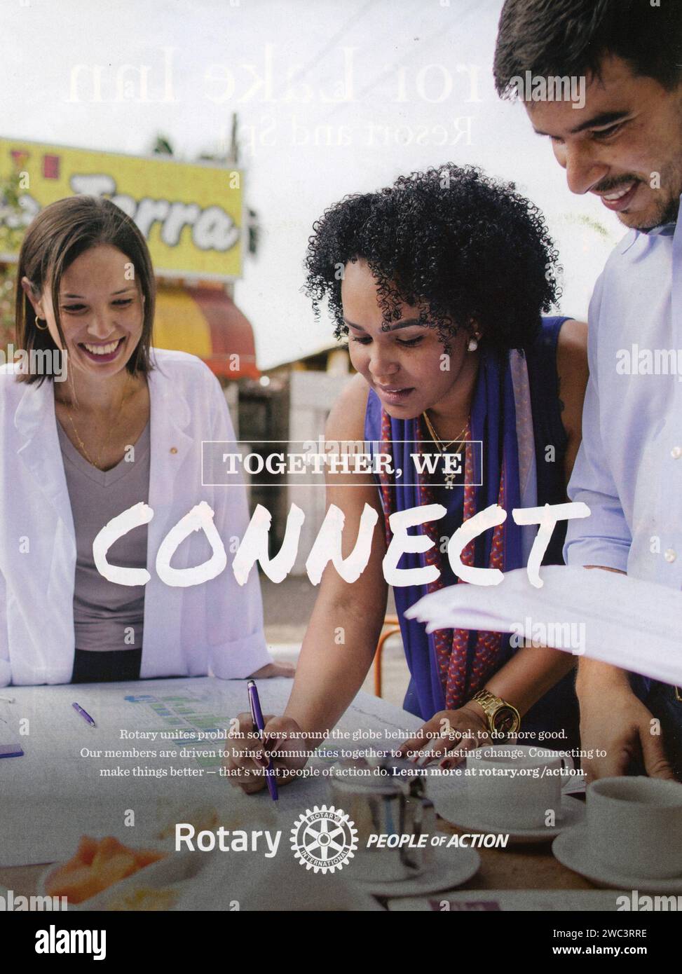 Janvier/février 2024 publicité dans le magazine « Conde Nast Traveler », États-Unis Banque D'Images