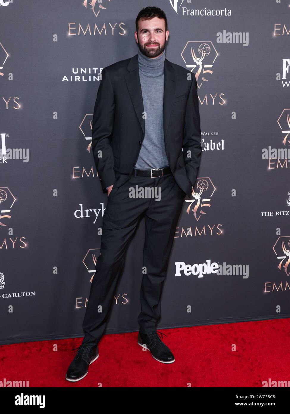 Los Angeles, États-Unis. 13 janvier 2024. LOS ANGELES, CALIFORNIE, États-Unis - 13 JANVIER : Ronald Gladden arrive à la 75e cérémonie annuelle des Emmy Awards de la Television Academy, qui se tient au JW Marriott Los Angeles L.A. Platinum Ballroom le 13 janvier 2024 à Los Angeles, Californie, États-Unis. (Photo de Xavier Collin/image Press Agency) crédit : image Press Agency/Alamy Live News Banque D'Images
