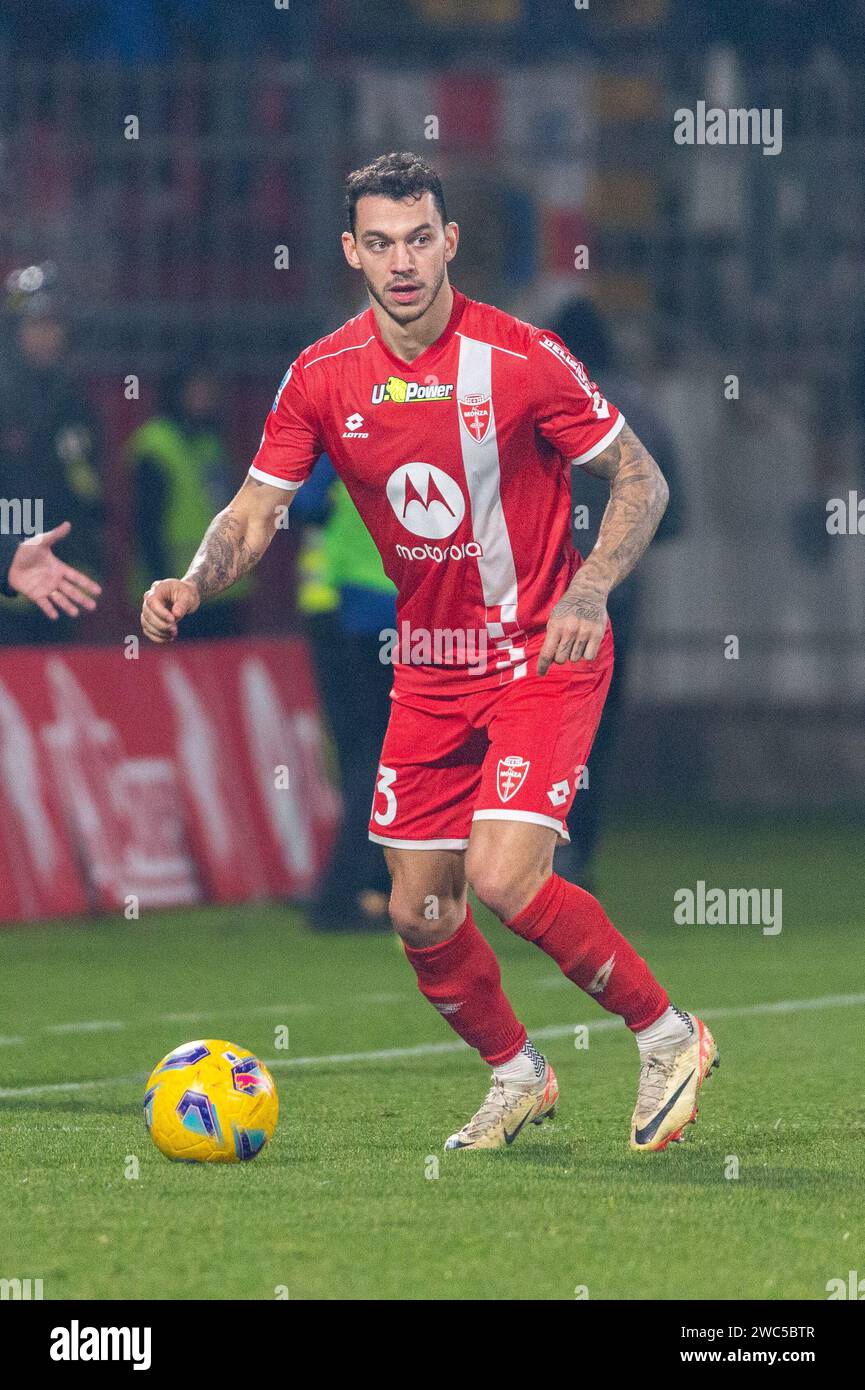 Monza, Italie - janvier 13 2024 - AC Monza vs FC Internazionale serie A - pereira pedro ac monza crédit : Kines Milano/Alamy Live News Banque D'Images