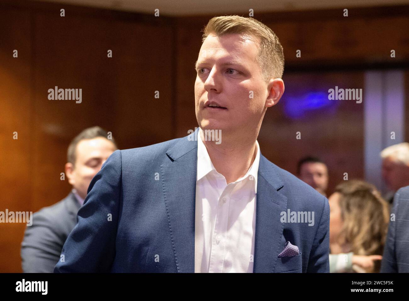 Neujahrsempfang der FDP in Nordrhein-Westfalen Gesellschaft, Politik, Parteien : Neujahrsempfang der FDP in Nordrhein-Westfalen am 14.01.24 im Maritim Hotel in Duesseldorf. Foto : Kirchner-Media/TH Duesseldorf Maritim Hotel Nordrhein-Westfalen Deutschland *** réception du nouvel an du FDP en Rhénanie du Nord-Westphalie Société, politique, fêtes réception du FDP en Rhénanie du Nord-Westphalie le 14 01 24 à l'Hôtel Maritim à Duesseldorf photo Kirchner Media TH Hôtel Duesseldorf Maritim Rhénanie du Nord-Westphalie Allemagne Copyright: xKirchner-Media/THX Banque D'Images