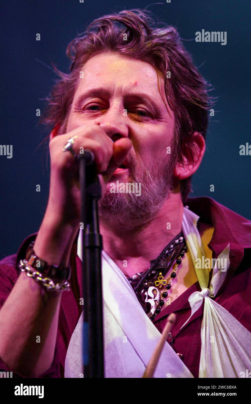 Shane MacGowan des Pogues au V Festival 2008, Chelmsford, Essex. Shane
