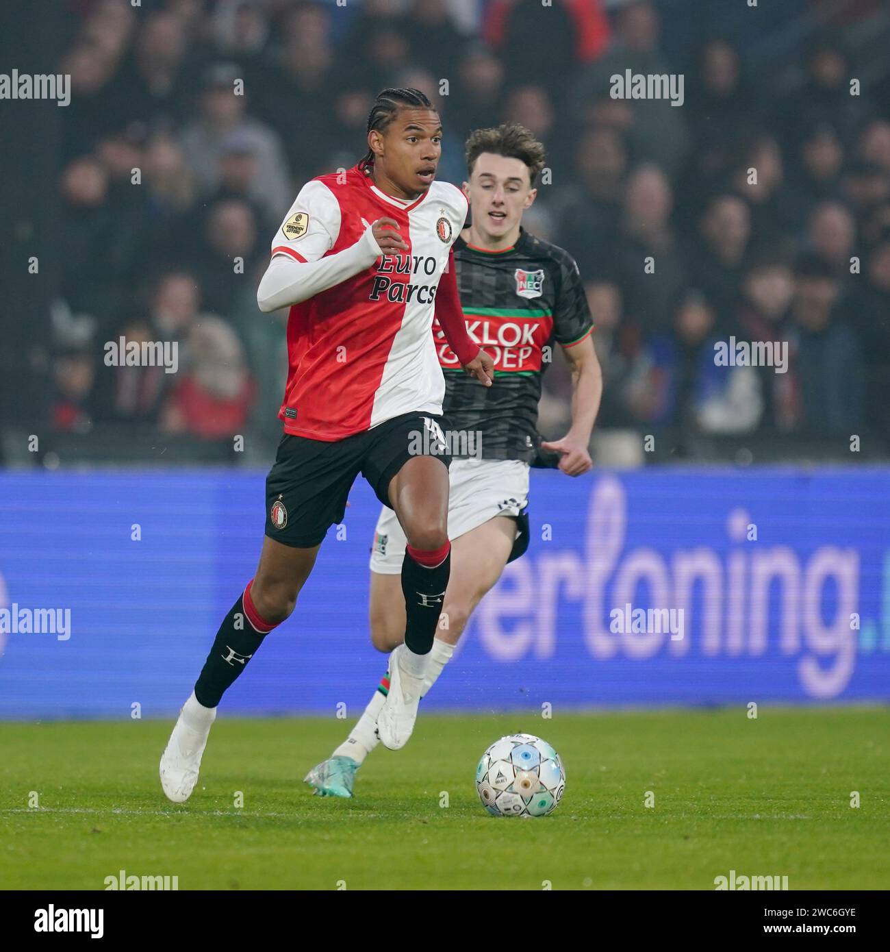ROTTERDAM, 14012024 , Stadium Feijenoord / de Kuip , Néerlandais eredivisie football saison
