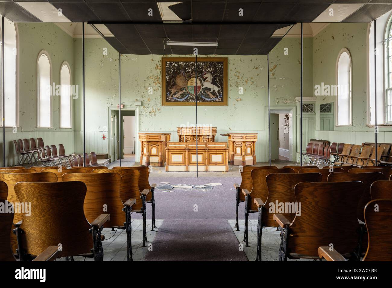 Le palais de justice historique d'Owen Sound. Ontario, Canada. Banque D'Images