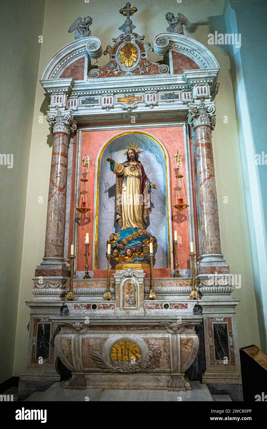 Intérieur Catedral de Nuestra Señora de la Asunción de Panamá Viejo - Panama City Banque D'Images