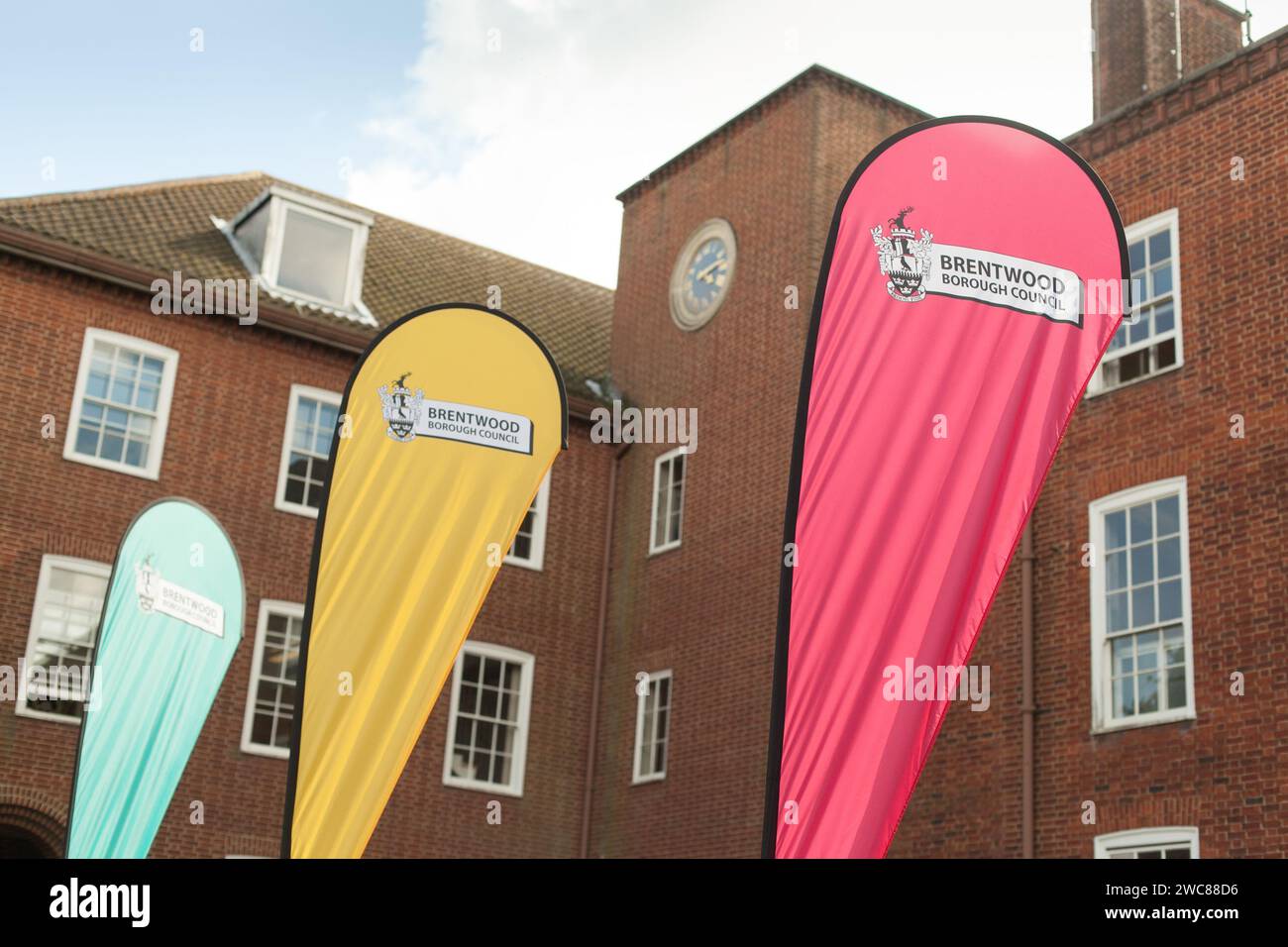 L'arrondissement de Brentwood est un district gouvernemental local situé dans l'Essex, en Angleterre Banque D'Images