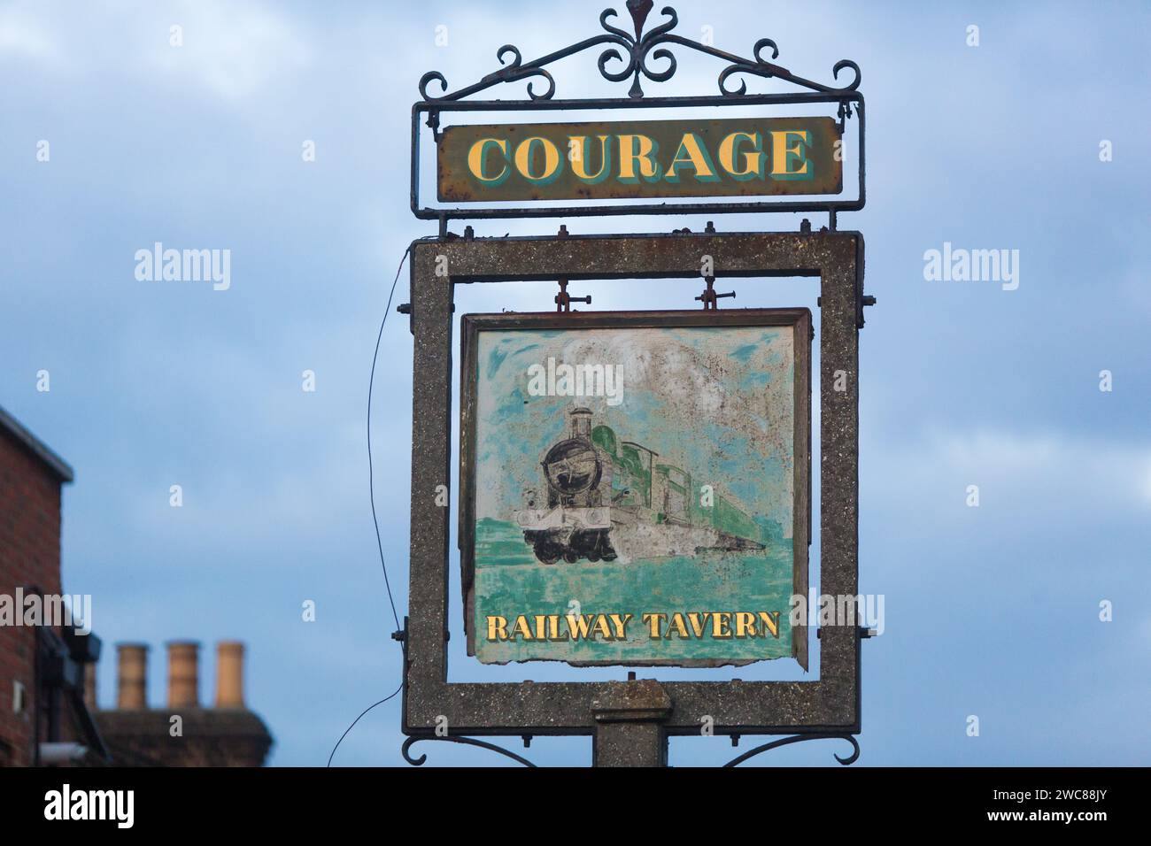 The Railway Tavern, Queens Road Peckham Banque D'Images