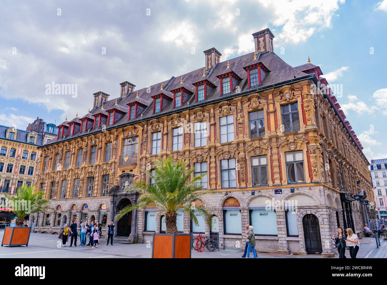 La Vieille Bourse dans le quartier de la vieille ville à Lille, France Banque D'Images