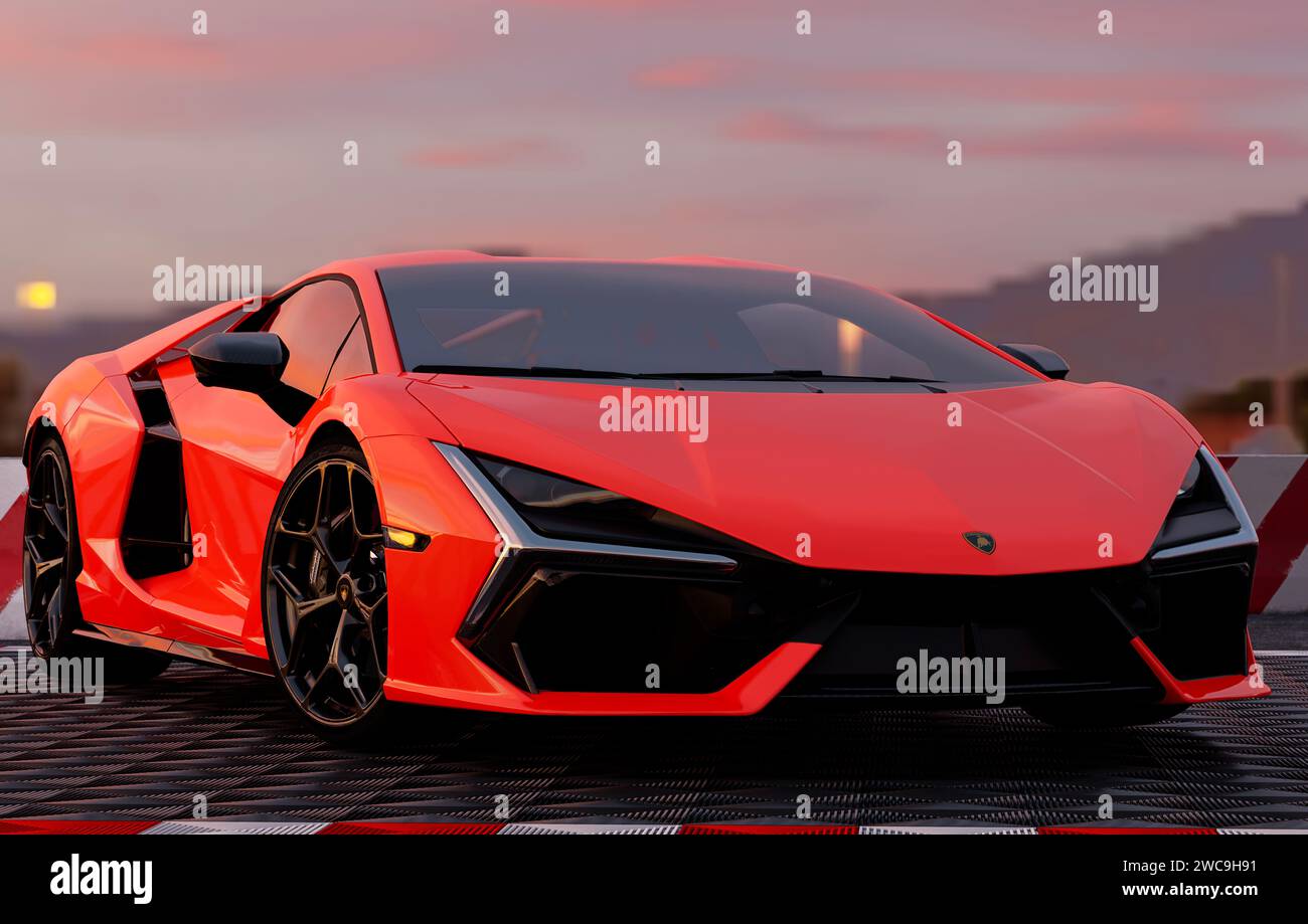 Lamborghini Revuelto est le successeur du modèle Aventador Banque D'Images