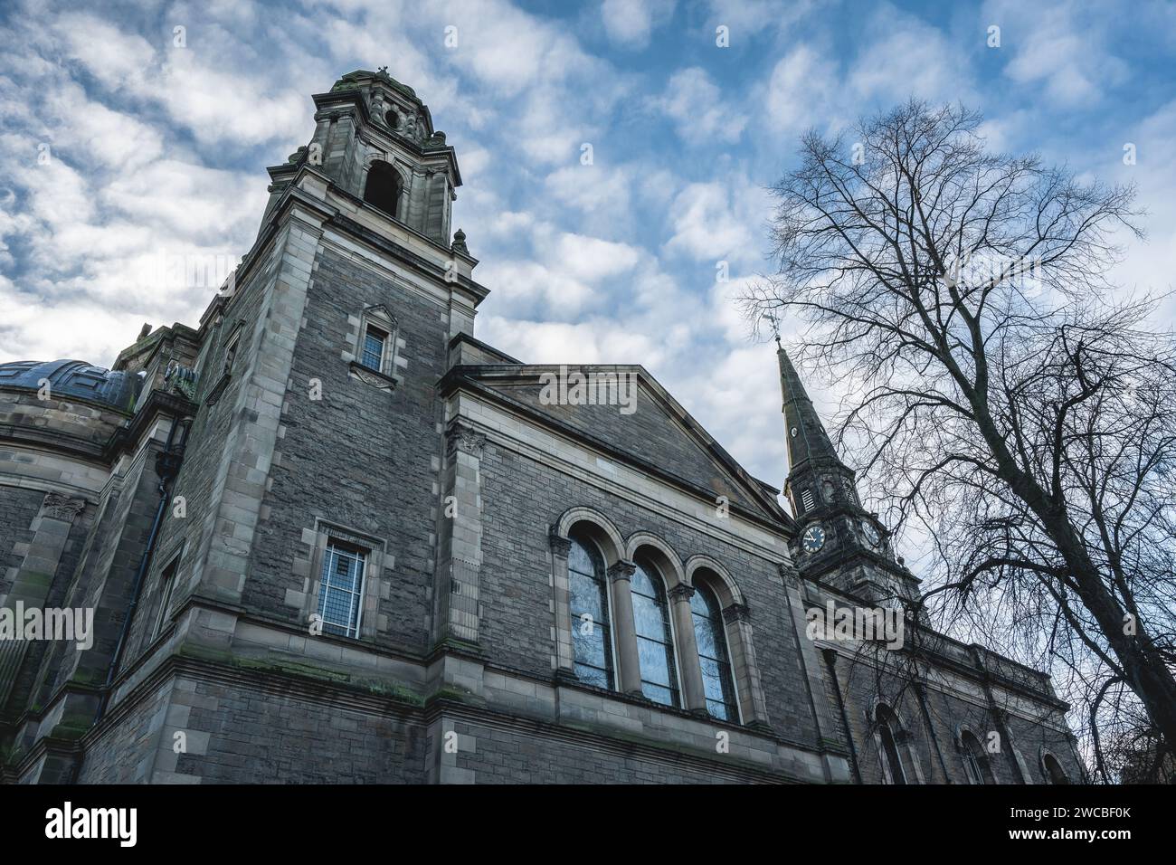 L'église paroissiale de St Cuthbert. Édimbourg Écosse Januari 1 2024 Banque D'Images