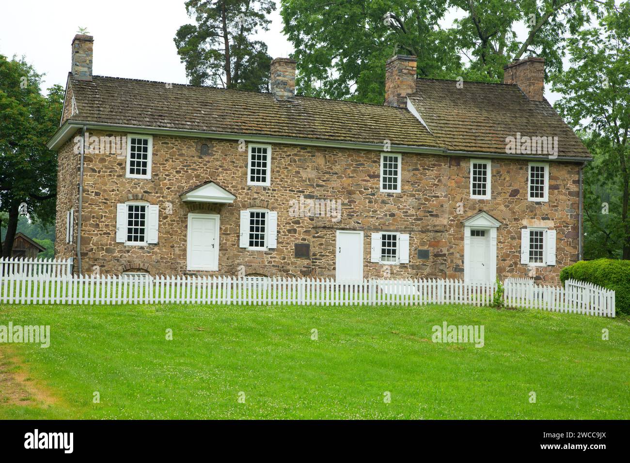 Thompson-Neely House, Washington Crossing Parc Historique, New York Banque D'Images