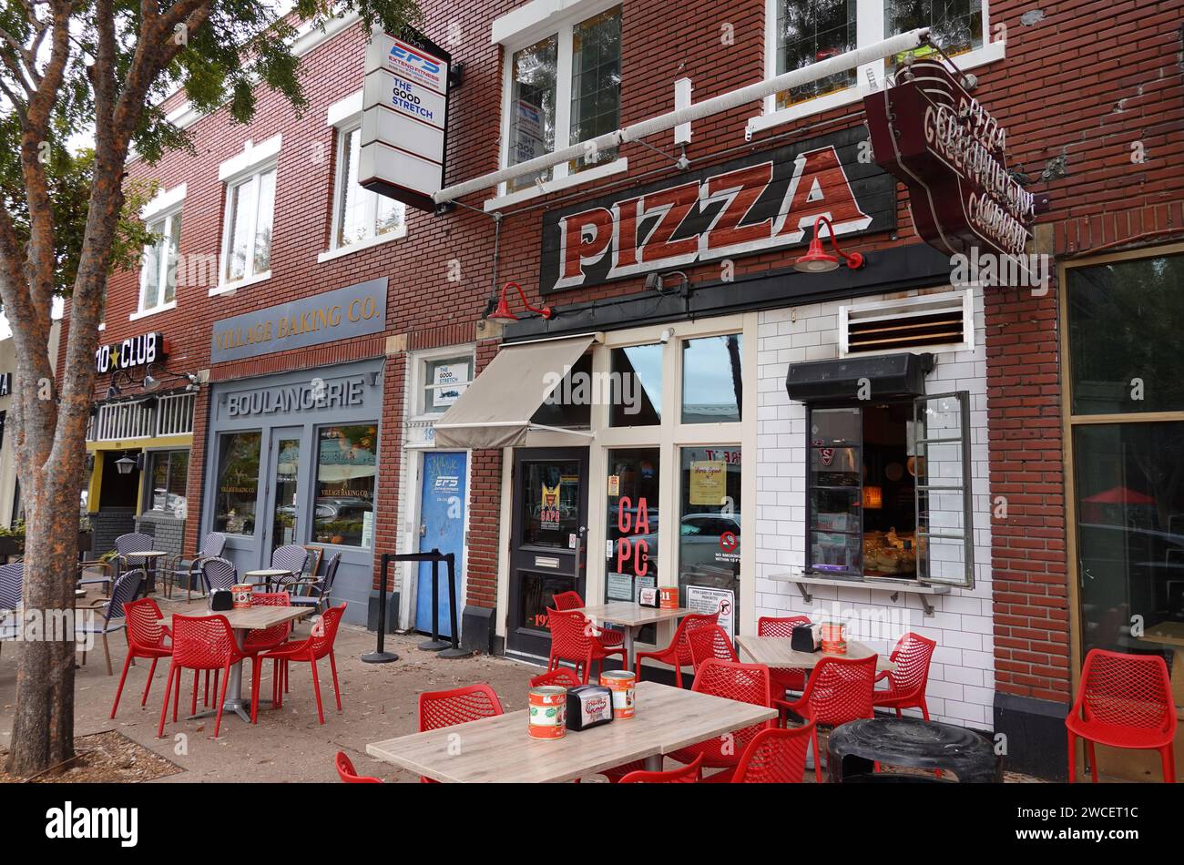 Greenville Avenue Pizza Company sur Lower Greenville Avenue à Dallas Texas - novembre 2023 Banque D'Images