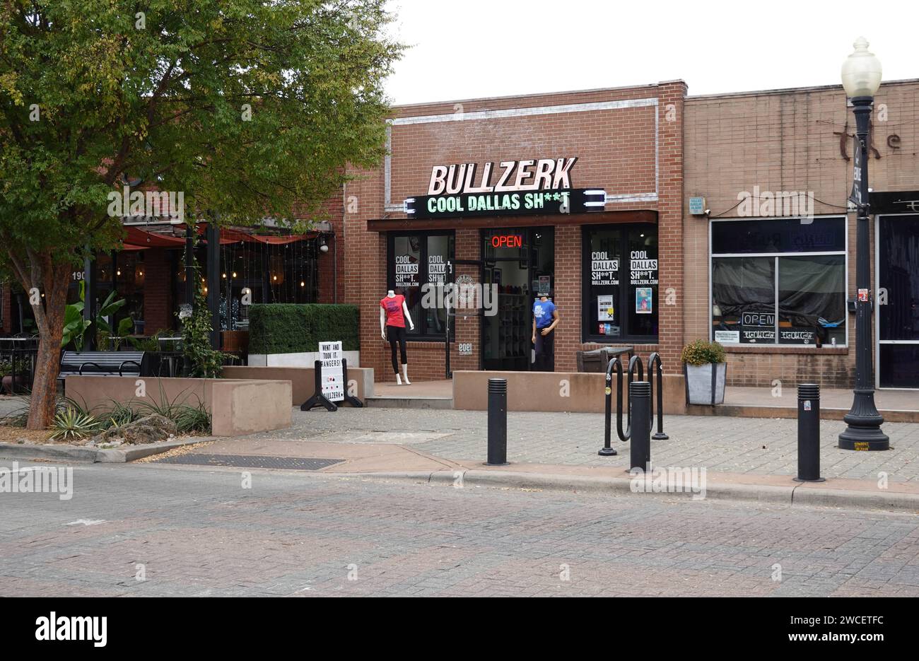 Boutique de cadeaux Bullzerk sur Lower Greenville Avenue à Dallas Texas - novembre 2023 Banque D'Images