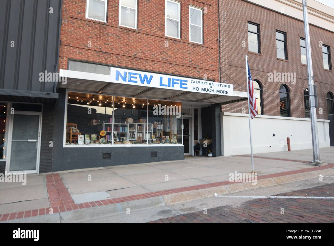 New Life Christian librairie dans le centre-ville de McCook Nebraska - Mai 2023 Banque D'Images