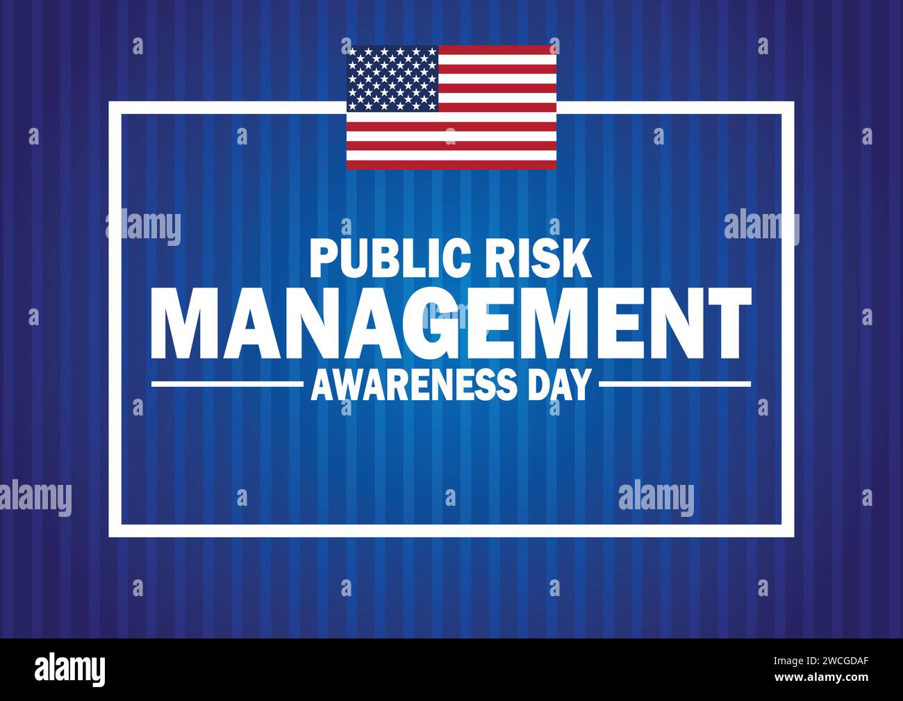 Illustration vectorielle de la Journée de sensibilisation à la gestion des risques publics. Convient pour carte de voeux, affiche et bannière. Illustration de Vecteur