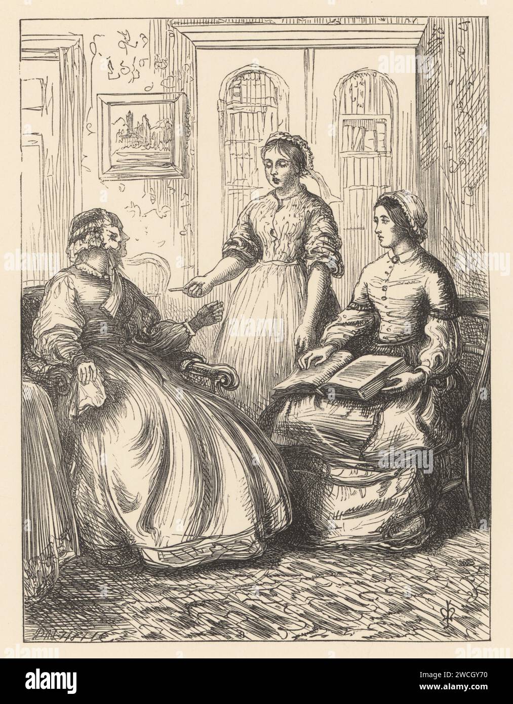 Gravure ancienne 1889 mode toilette de Mme Lavigne G. de Gravure ancienne 1889 mode toilette de Mme Lavigne G. de